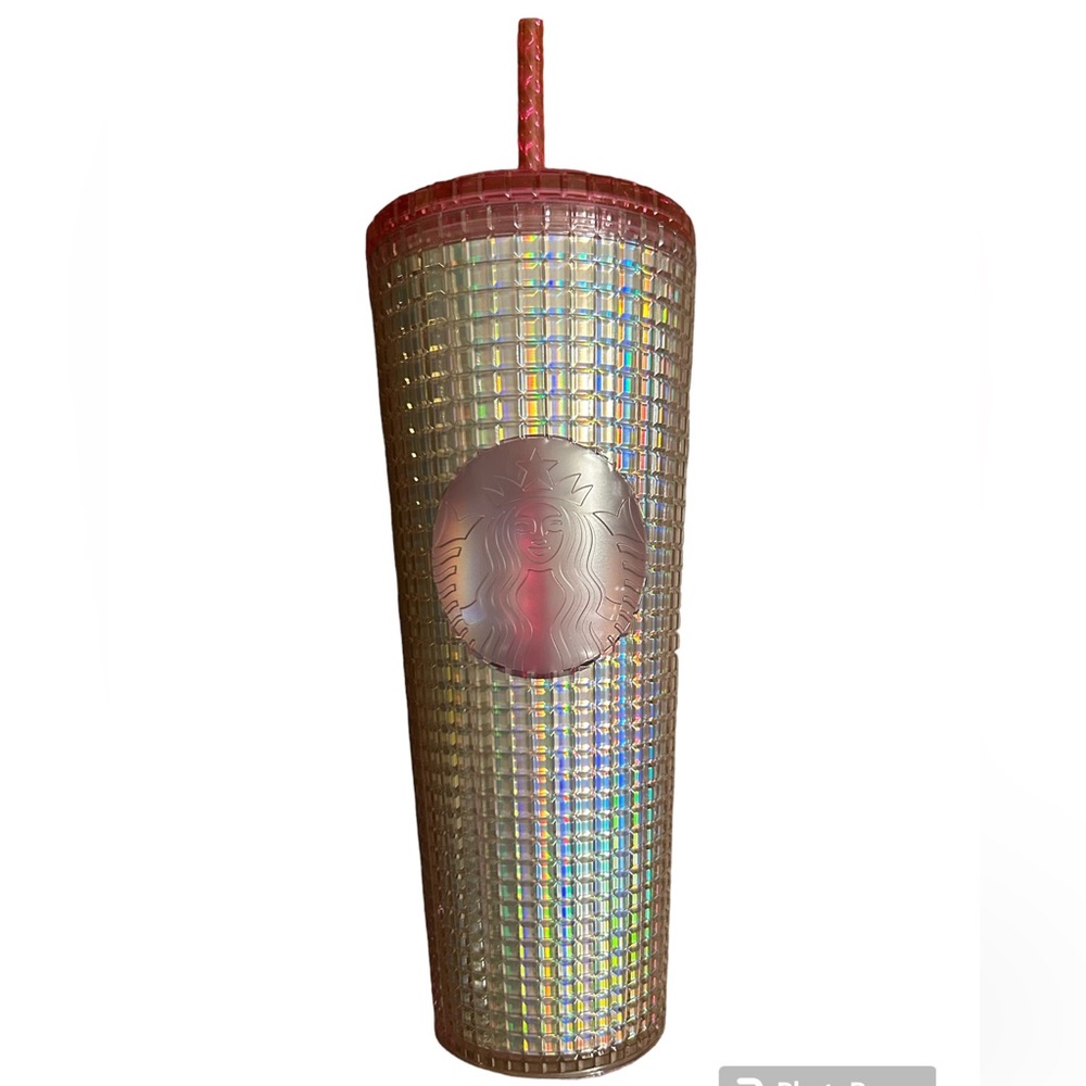 Starbucks iridescent gridded Tumbler 2023